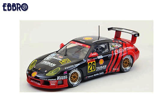 Ebbro 1/43 Porsche 911 Gt3-R Jgtc 2000 Taisan no26